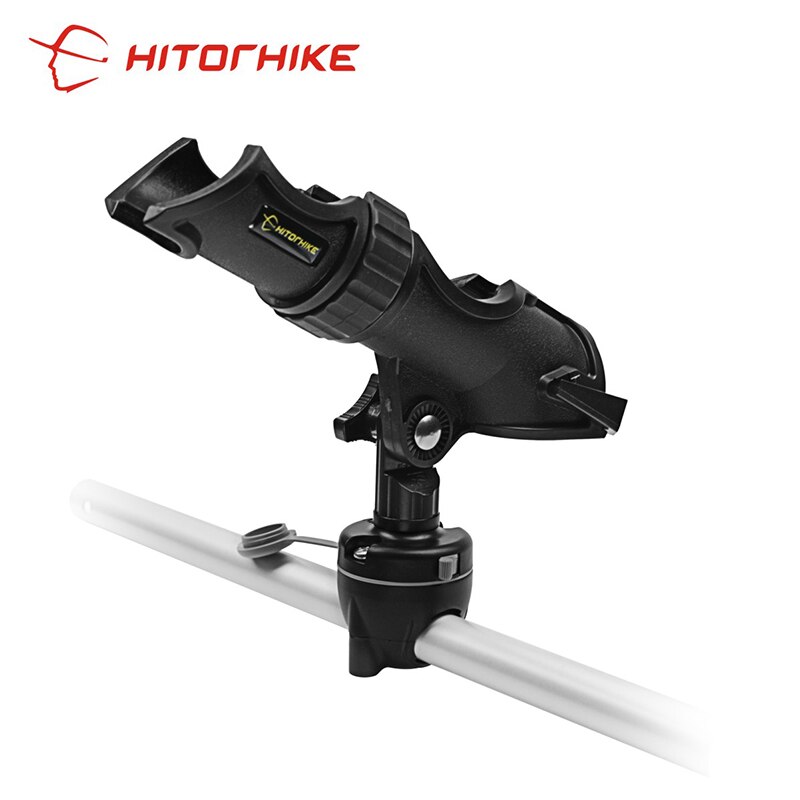 Kayak Rod Holder Side Rail Installation or Directly Installed on Kayak & Boat Fishing Pole Rod Holder Propene polymer Black: Black