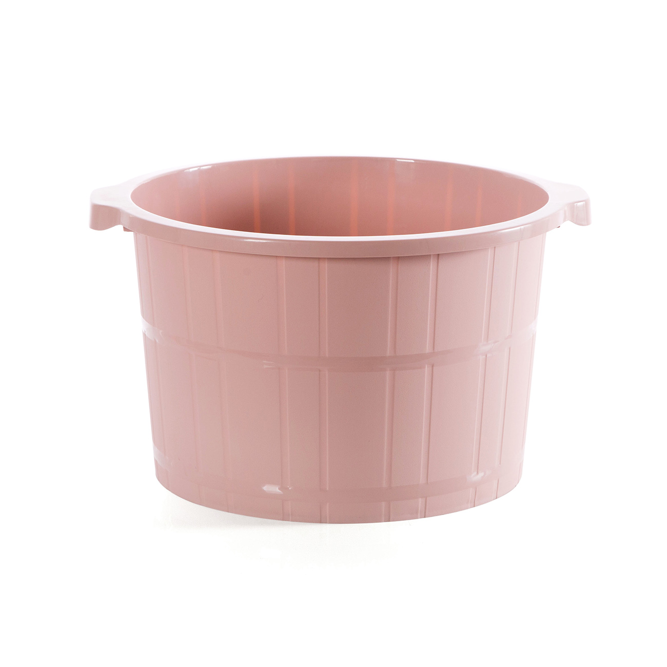 OTHERHOUSE Plastic Bucket Foot Tub Bath Bucket Bathroom Foot Wash Basin Laundry Buckets Portable Water Container Household Items: Pink