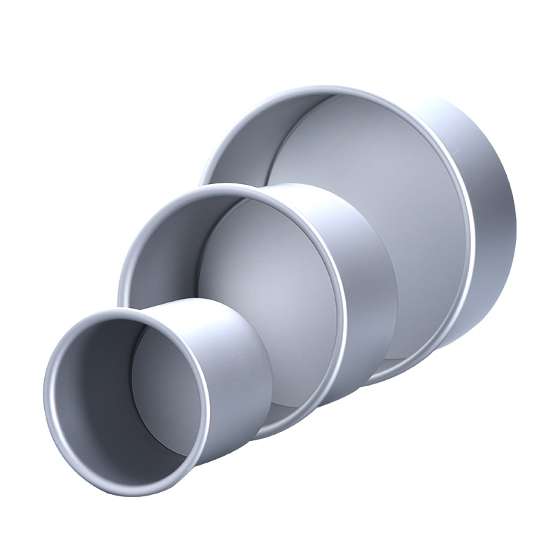 1 Piece Round Cake Pan with Removable Bottom, Anodized Aluminum 10cm Deep Round Cheesecake Pan Chiffon Cake Mold Baking Mould