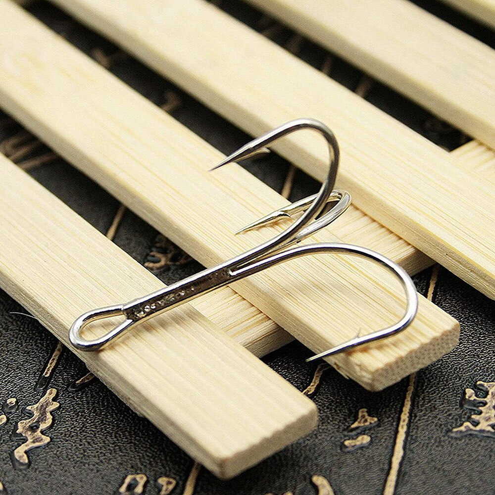 Hameçon Triple Ultra fort pour pêche en eau salée, matériel pour attraper des poissons, requin, thon, Triple ancre, 4/0 à 10/0, 25 pièces