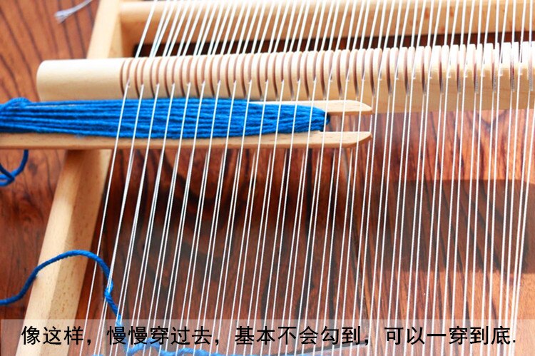 Telaio per tessitura fai da te macchina per maglieria in legno telaio per  tessitura tessitura di lana artigianato strumenti per maglieria in legno per  uso domestico Kit di telai a mano 