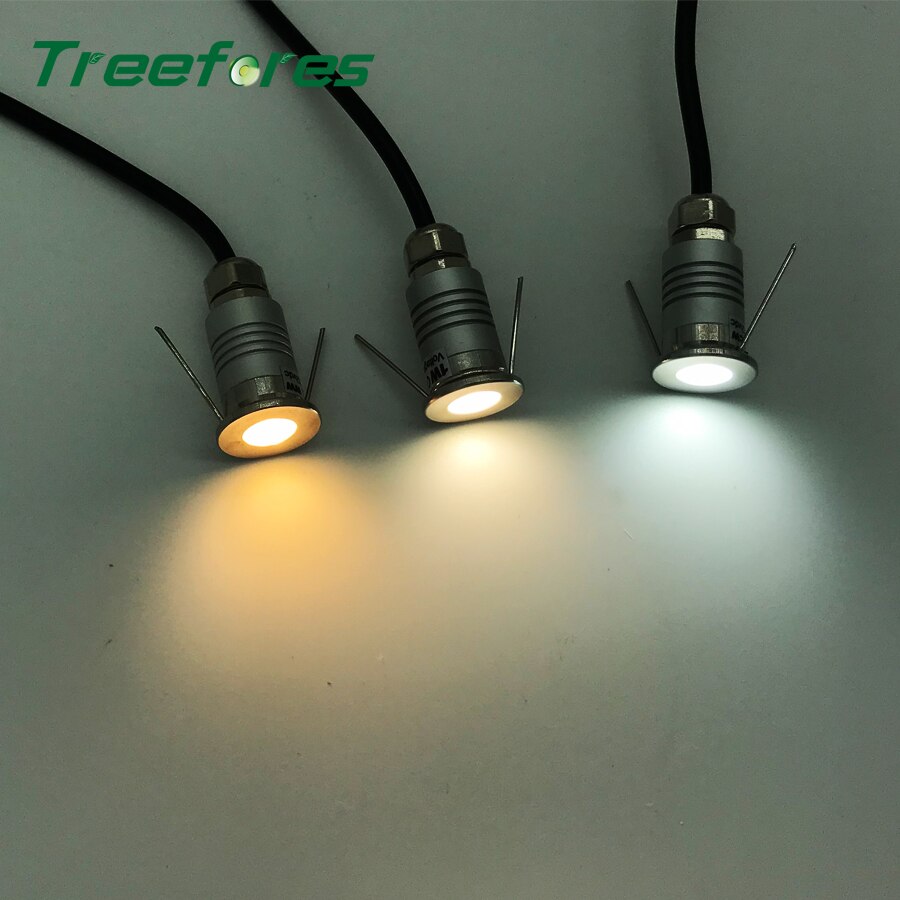 1w led cob spotlight  dc 12v cree mini led spotlight  ip67 utomhus trädgård bastu swimmingpool kommersiell evenemang festbelysning