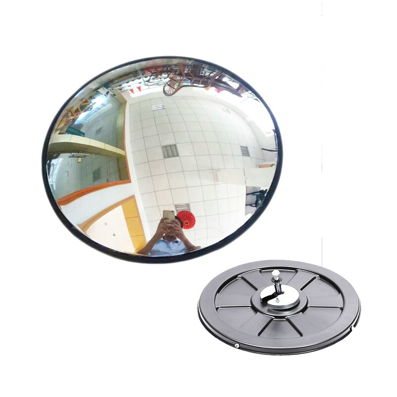 30cm Wide Angle Security Road Mirror Curved for Indoor Burglar Outdoor Safurance Roadway Safety Traffic Signal Convex Mirror