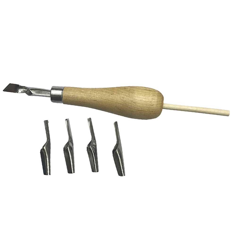 DIY Artist Tools Colour Modulation For Oil Painting Drawing Wood Handle Practical Palette Cutter Kit Multifunction Portable Art