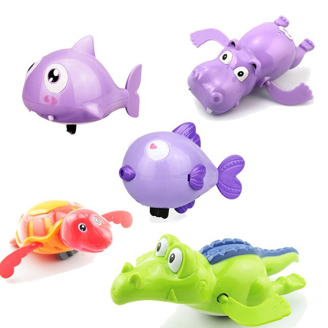 Macchina per bolle di granchio giocattoli da bagno per bambini piscina per bambini nuoto vasca da bagno macchina per sapone bolla automatica divertenti balene rane bagno musica bolla: 5 Pcs Random Color