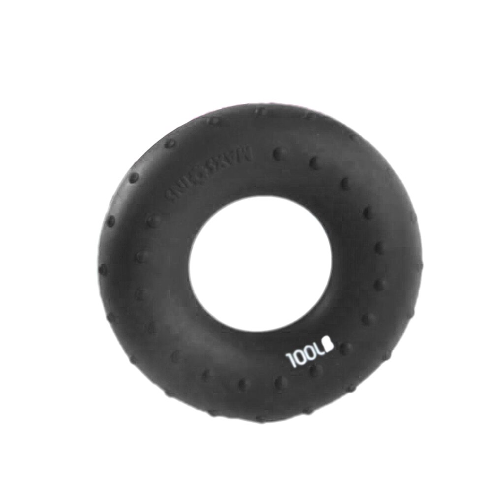 Hand Grip Muscle Finger Training Ring Exercise Strengthener Gripper Black