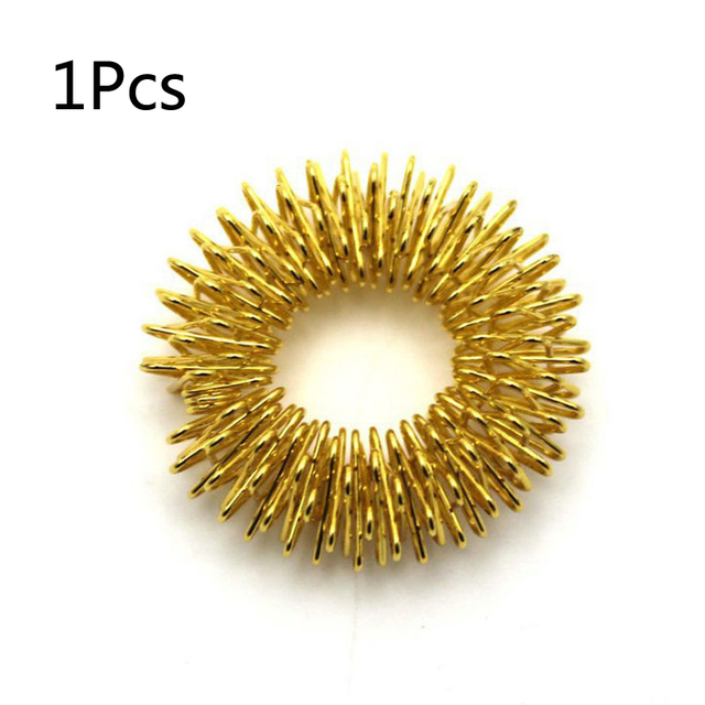 Neue Mini Finger Massage Ring goldene Finger Ring Massagegerät: 1Stck