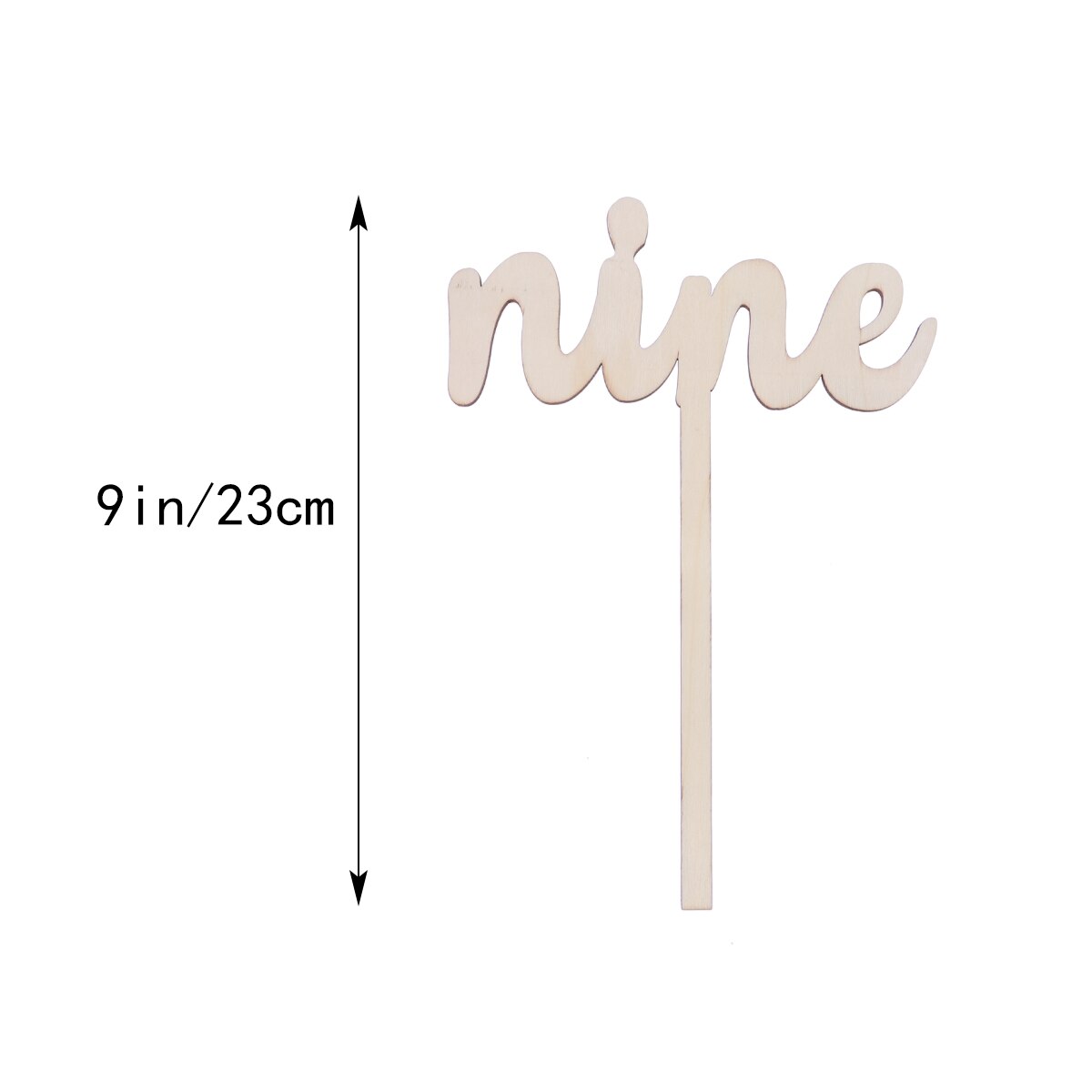 12pcs One-Twelve Wooden Table Numbers on Sticks for Wedding or Home Decoration