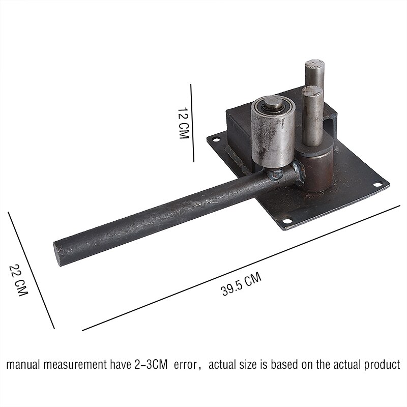 Dobladora Manual de barras de acero de 4MM-14MM, dobladora de construcción portátil, herramienta de flexión de barras de refuerzo, máquina de plegado de varillas deformadas