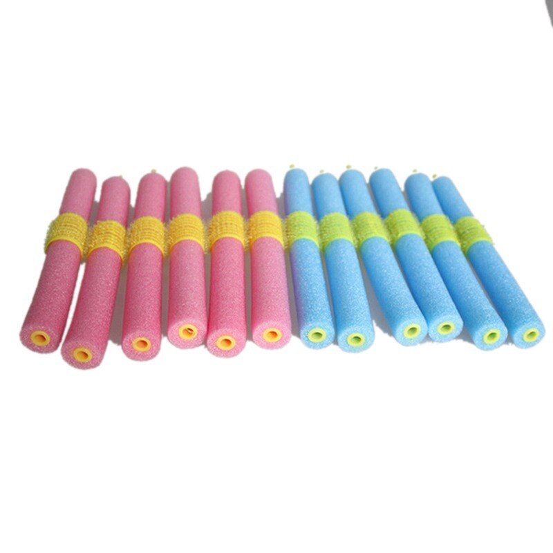 12PCS Soft Hair Curler Roller Curl Hair Bendy Rollers DIY Magic Hair Curlers Tool Styling Rollers Sponge Hair Curling