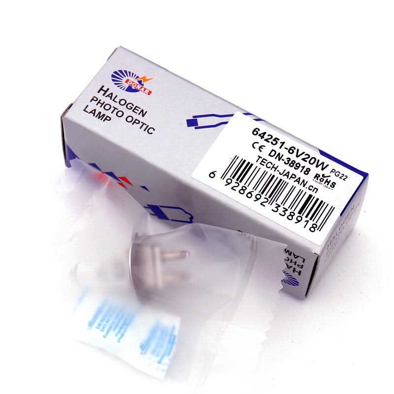 DONAR DN-38918 64251 hlx 6V 20W hlx64251 6V20W PG22 fotoptic kwarcowy żarówka halogenowa Zeiss mikroskop optyczny lampa szczelinowa