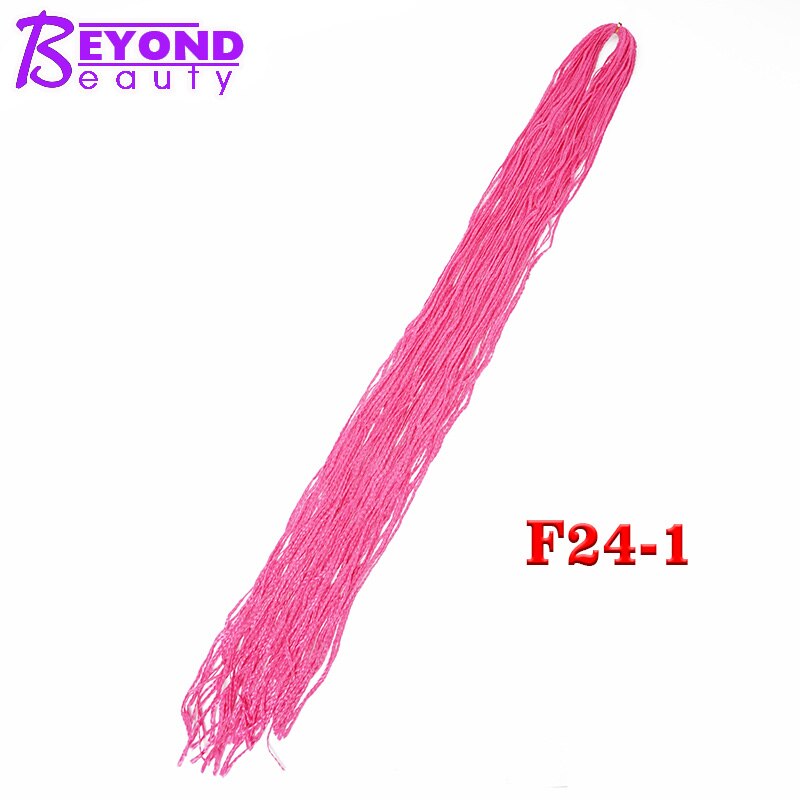 Box Braids Extensions Hair For Crochet Braids Synthetic Braiding Hair Micro Braid Crochet Hair Zizi Braids 50g / pack: Pink