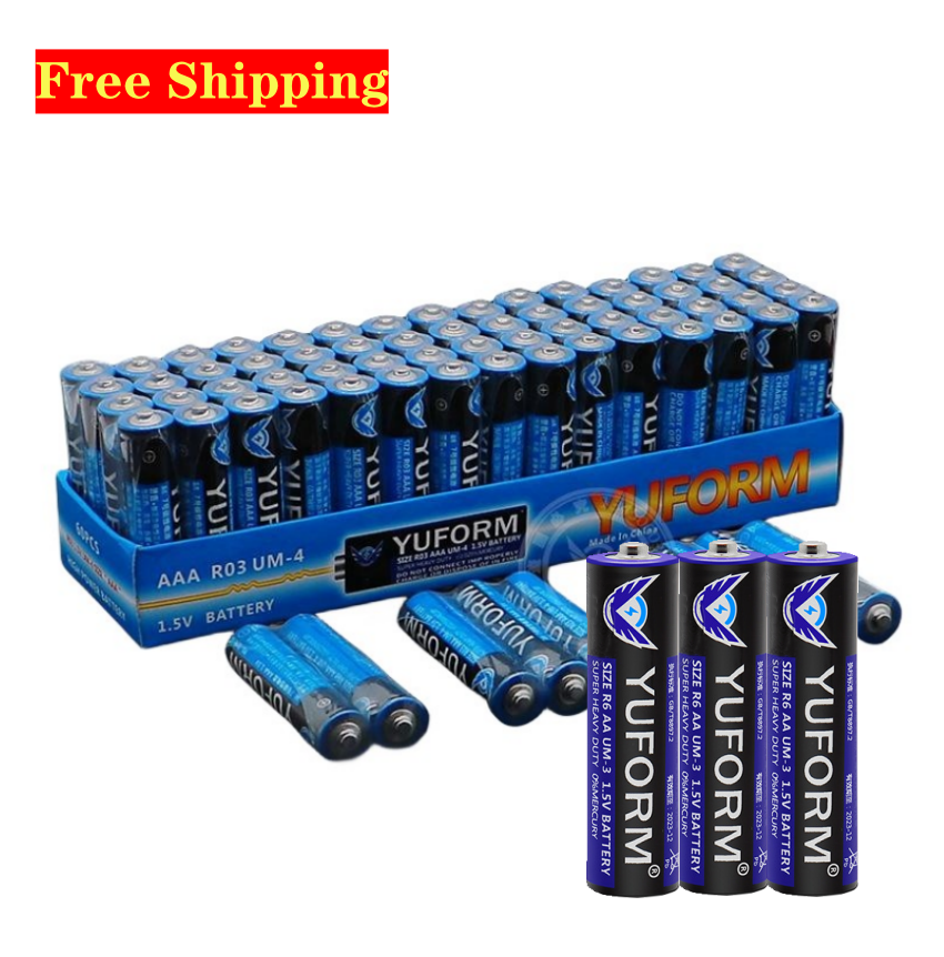 AA Batterij 1.5V AAA Wegwerp Alkaline Droge Batterij voor LED Licht Speelgoed Mp3 CameraFlashShaverCDPlayerDraadloze Muis