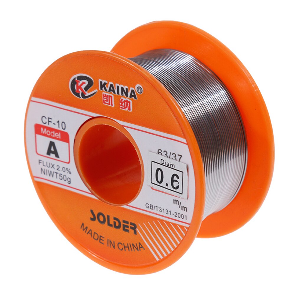 0.5 / 0.6 / 0.8 / 1mm * 50g cyna przewód zasilający stopiony rdzeń żywiczny lutowany drut lutowniczy