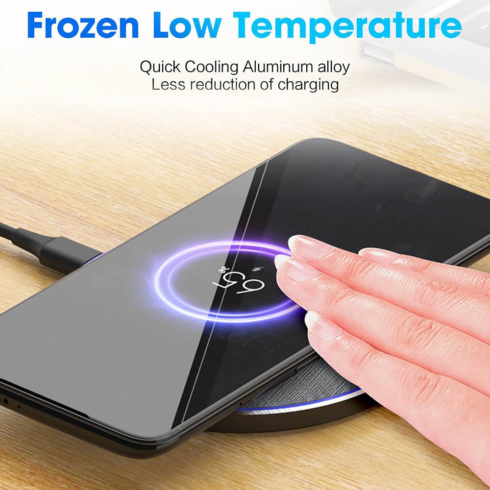 Fdgao 30W Power Quick Opladen Voor Samsung S20 S10 S9 Note 20 10 Qi Snelle Draadloze Oplader Pad Voor iphone 12 11 Pro Xs Max Xr X 8