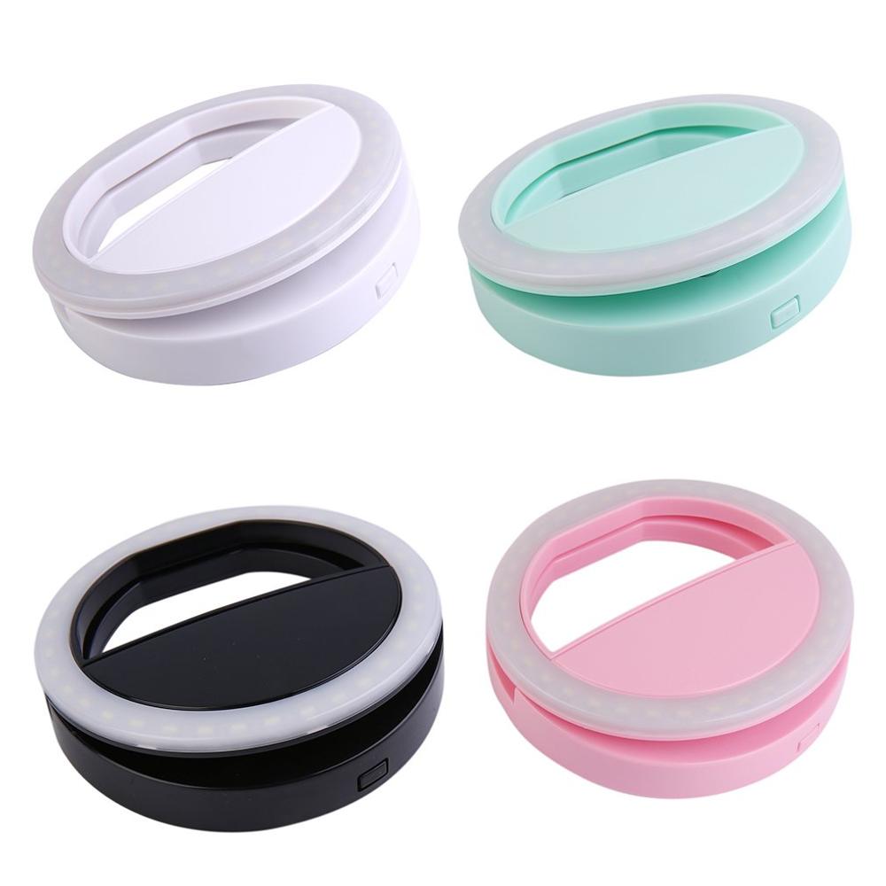 Portable Selfie Flash Led Clip-on Mobile Phone Selfie Light Night Female Anchor Beauty Self-timer Lamp Mini Camera Flashlight