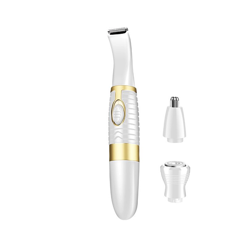 Épilateur électrique de précision 3 en 1, outil de soins personnels pour femmes, rasoir: WHITE