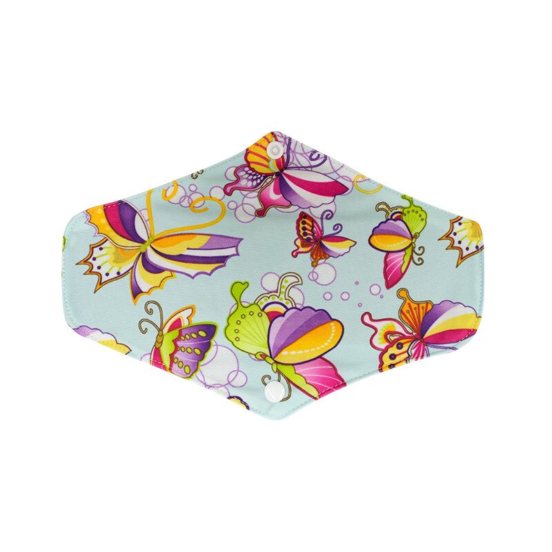 18*25CM Menstruations Pads für Nacht Verwenden frauen feminin higgiene mehrweg menstruations Pad Atmungs Waschbar Tuch Pads: YWS-M06