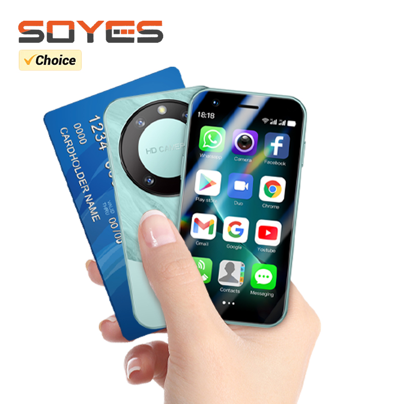 SOYES F8 Pro Max Mini Android8.1 Smartphone pantalla de 3,0 pulgadas 1GB RAM 16GB ROM Dual SIM en espera Play Store red 3G teléfono pequeño