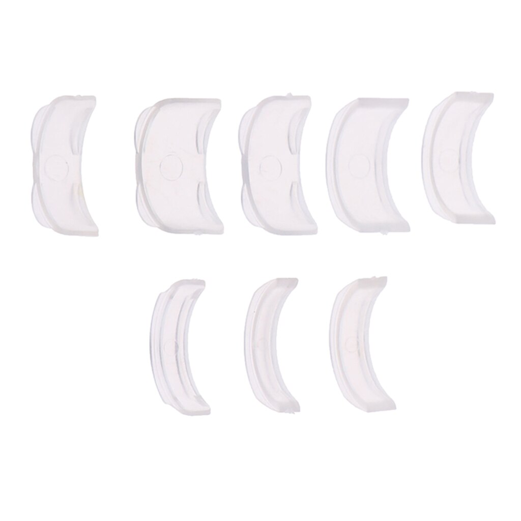 8 stuks onzichtbare ringmaatverkleiner voor dames, geschikt voor 2-10mm ringen