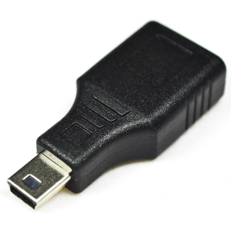 1Pcs Adapter Usb 2.0 A Naar Mini B 5-Pin Adapter Kabel Converter Voor Computer Pc Tablet Usb 2.0 Adapter: Default Title