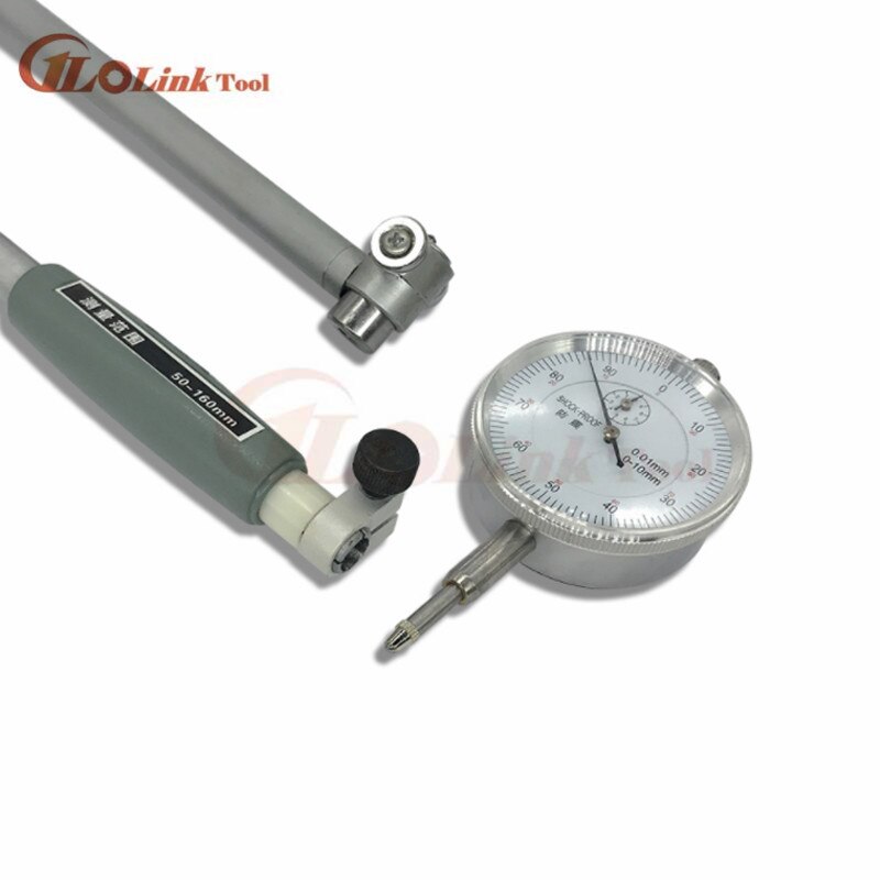 Engine Dial Bore Gauge Hole Indicator Set Measure Range 50-160mm 0.01mmAccuracy Kit Cylinder Inner Diameter Gauge Dial Indicator