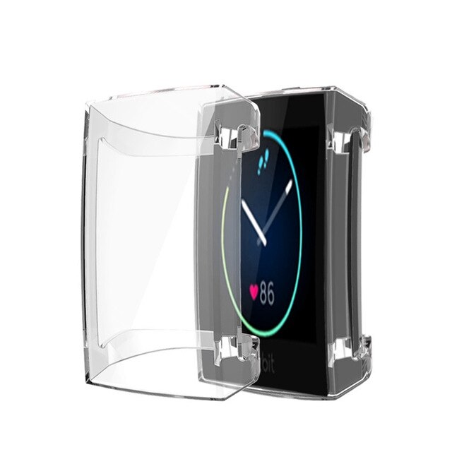 Screen Protector Case For Fitbit Charge 4 Watch Case TPU Protective Cases Frame For Fitbit Charge 4 3 Smart Bracelet Cover Shell: Clear / Fitbit Charge 3