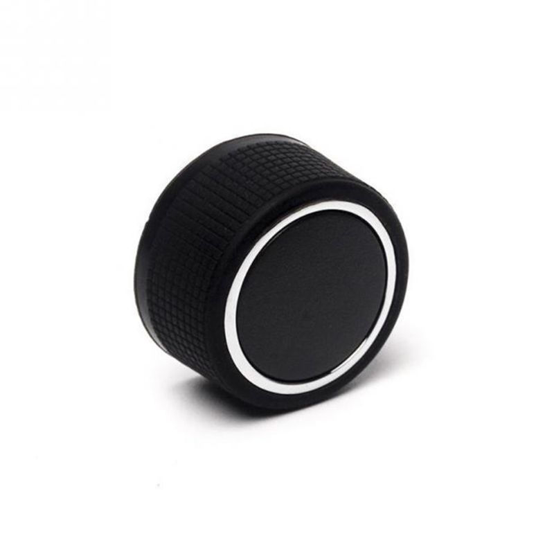 AUXITO Pair Chrome Rear Radio Volume Control Knobs For Buick, Cadillac, Chevy, GMC (2007-2014)