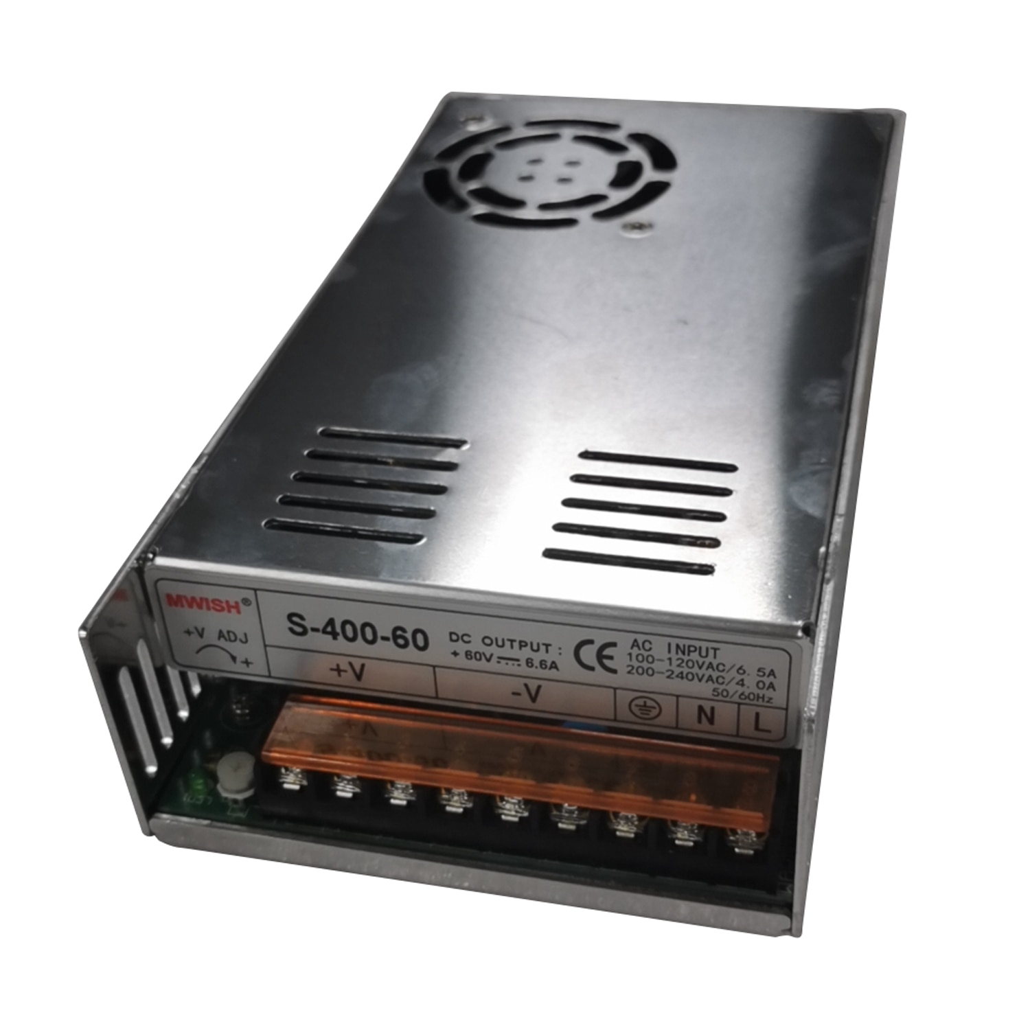 400W 60V Switching Power Supply S-400w-60 6.6A Adjustable Voltage, Suitable for RD6006