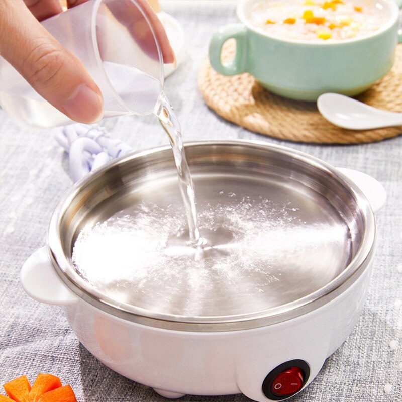 Egg steamer double-layer egg cooker stainless steel breakfast machine multi-function boiled egg artifact mini small steaming kit