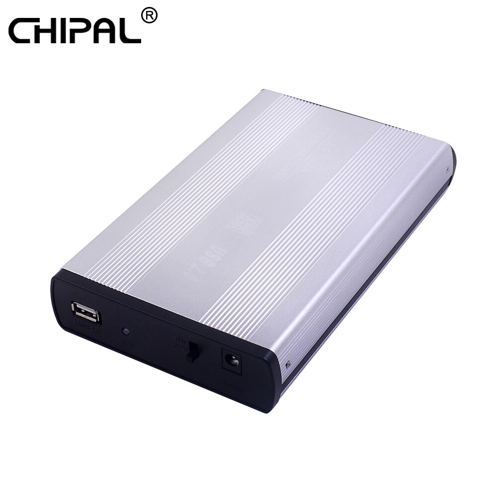 Hdd fodral 3.5 tum sata till usb 2.0 adapter extern hårddisk hölje lock läsare för ssd disk hdd box fodral  hd 3.5 hdd fodral