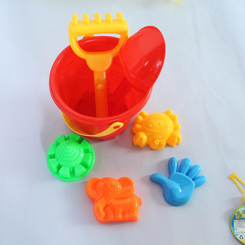 Grote Maat 7-stuks Tool Set Emmer Kinderen strand Zand Spel Speelgoed Outdoor play