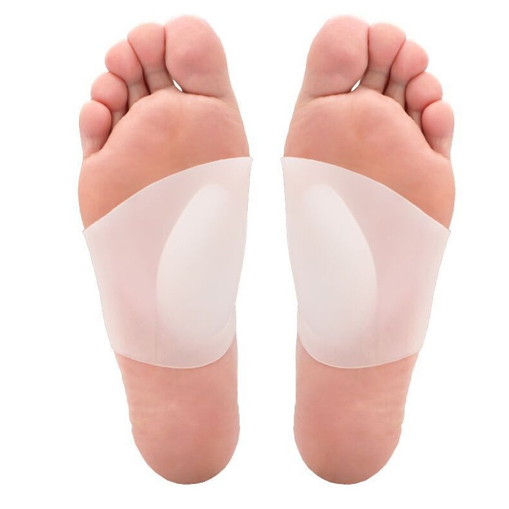 Silicone Flat Feet Insole Arch Support Plantar Fasciitis Orthopedic Corrector
