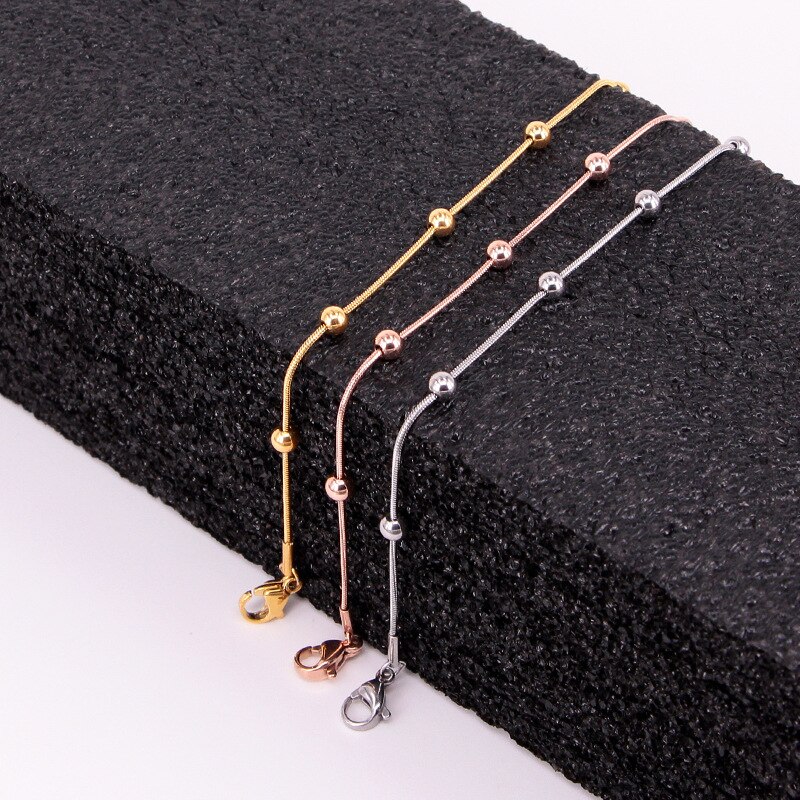 Europäischen und Amerikanischen Elegante Schlange Kette Multi-Ball Rose Gold Armbinde Kühlen Schlange Knochen Kette