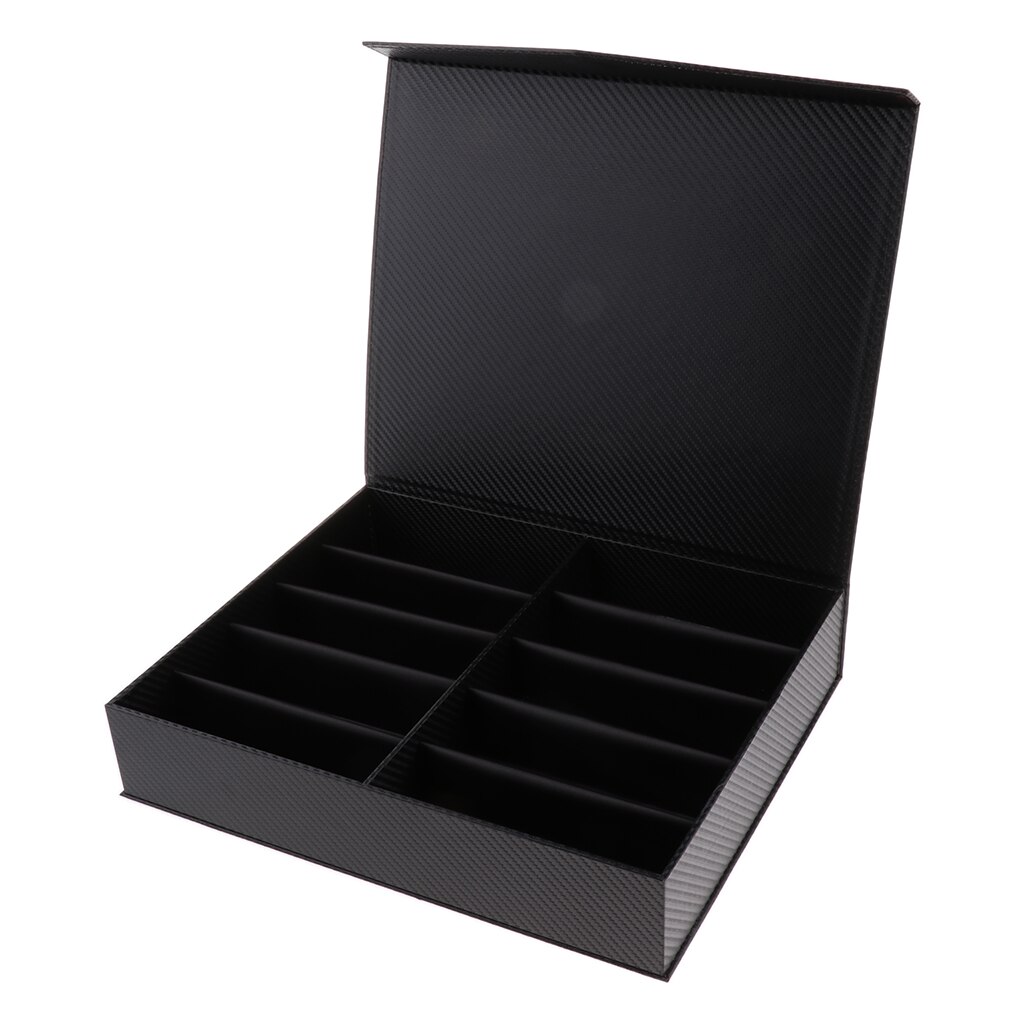 10 Space Eyeglass Sunglass Glasses Storage Display Stand Case Organizer Box