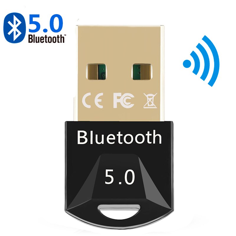 2 in 1 USB Bluetooth 5.0 Bluetooth 5.0 Adapter Receiver Wireless Bluethooth Dongle Music Bluthooth Transmitter For PC Computer: Default Title