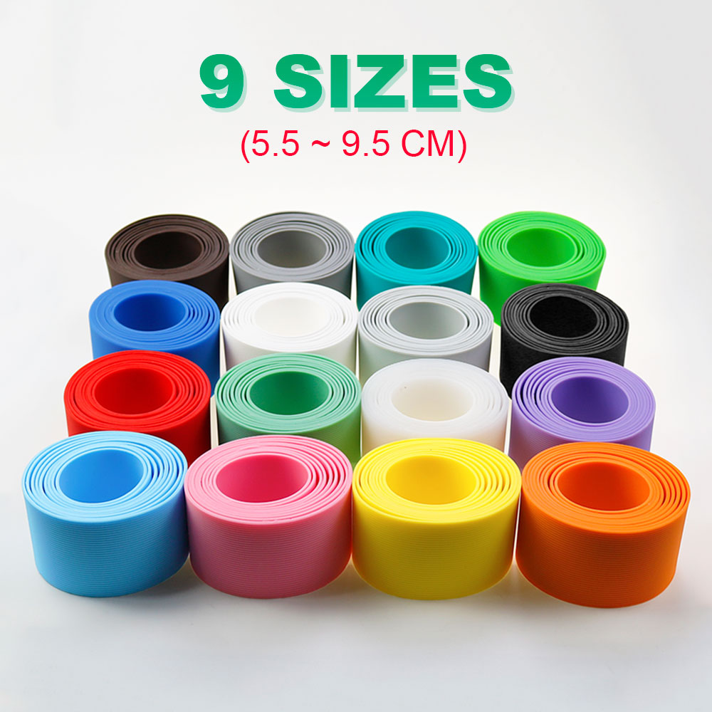 16 Kleuren 8.5Cm Siliconen Cup Cover Strepen Antislip Warmte Voor Glas Cup Mouwen 85Mm Geïsoleerde Water fles Cup Mouwen