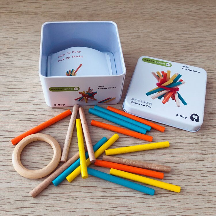 Børn træpuslespil domino tangram legetøj tidlig læring uddannelse intelligens børn interaktivt spillegetøj med detailboks: 1
