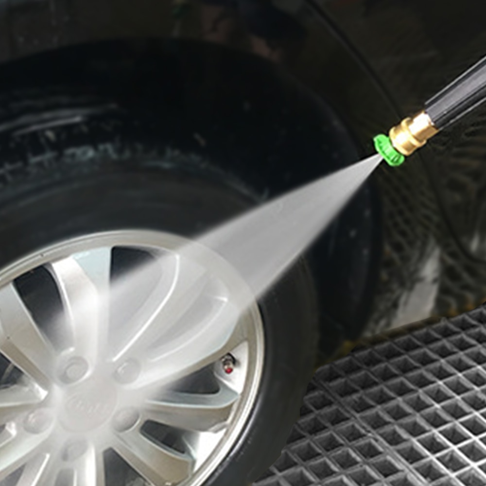5 stk / sæt 1/4 "hurtigstik bilvask dyser metal jet lanse dyse højtryksrenser spray dyse