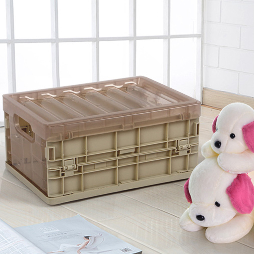 Best Selling Products Plastic Folding Storage Container Basket Crate Box Stack Foldable Organizer Box
