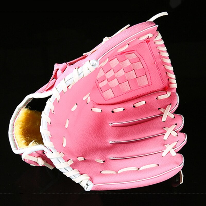 Guantes de bate de béisbol para adultos, guantes gruesos de béisbol de imitación de cuero PU, guantes de Softball para lanzadores juveniles