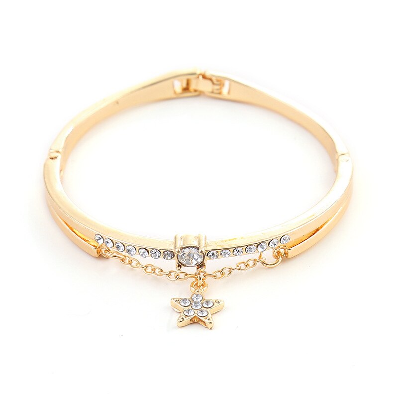 European Star Charms Bracelets For Women Cubic Zirconia Infinity Tennis Bracelet Femme Jewelry Pulseras Mujer