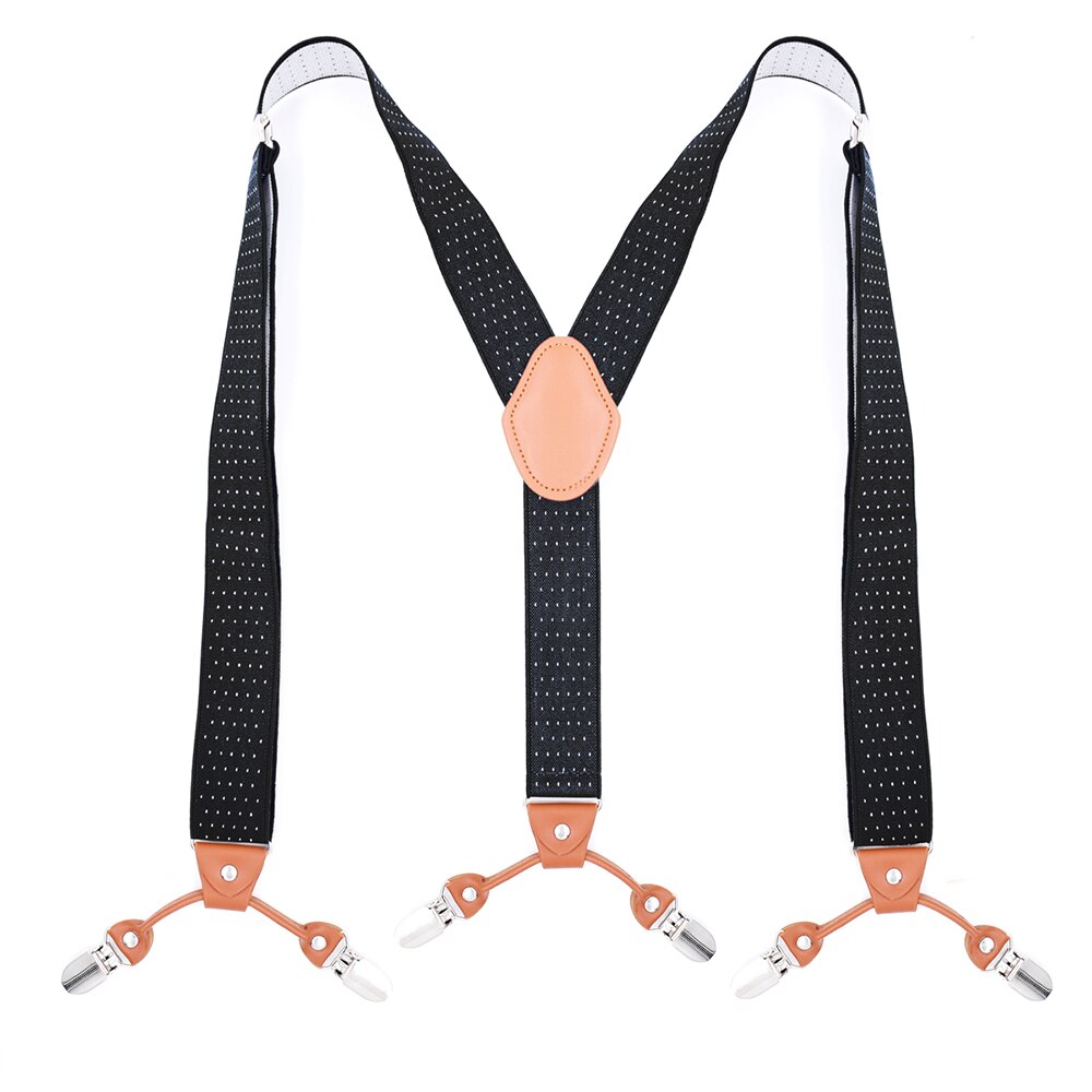 Heavy Duty Big Tall Suspenders for Men Wedding Y-back 3.5cm Wide Adjustable Elastic Trouser Pants Braces Suspensorio Masculino: Style B