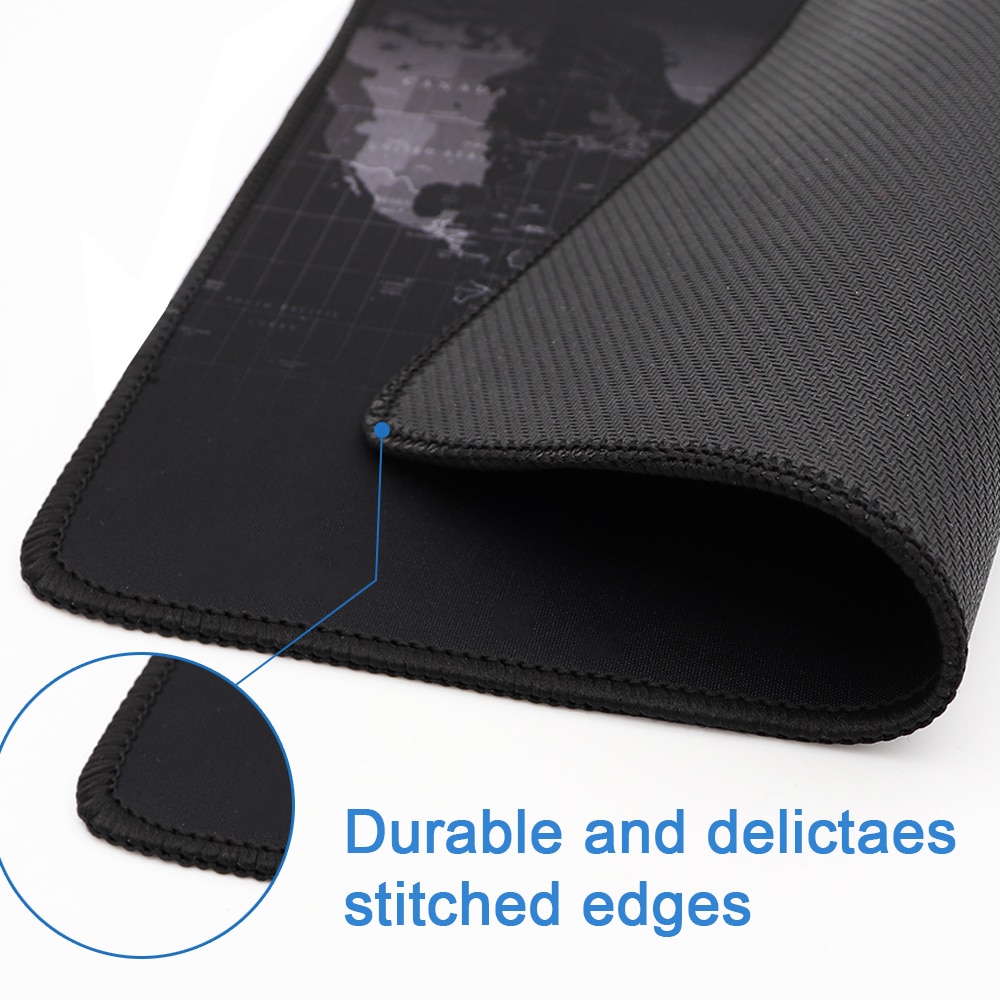 World Map Mouse Pad Gaming Mousepad Gamer Computer Mouse Mat Office Desk Mat Keyboard Pad Mause Pad for Game