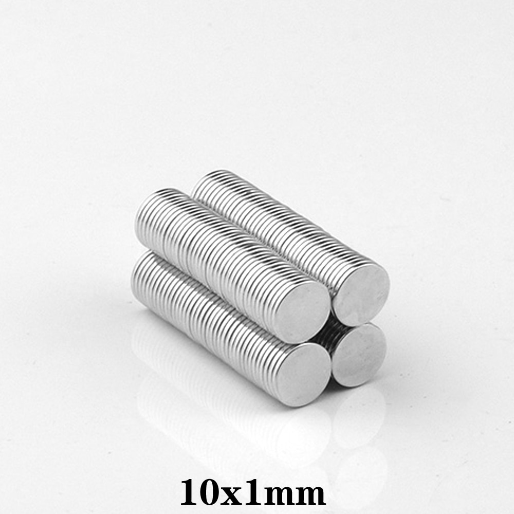 50 ~ 800 Stuks 10X1 Mm Dunne Sterke Neodymium Magneet 10Mm X 1 Mm Permanente Magneet Disc 10X1 Mm Krachtige Magnetische Ronde Magneet 10*1 Mm