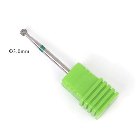 Juego de brocas de diamantes para uñas, fresas redondas para manicura, cortador de cutículas, herramientas de CHJG01-05, 5 tipos de bolas: JG04