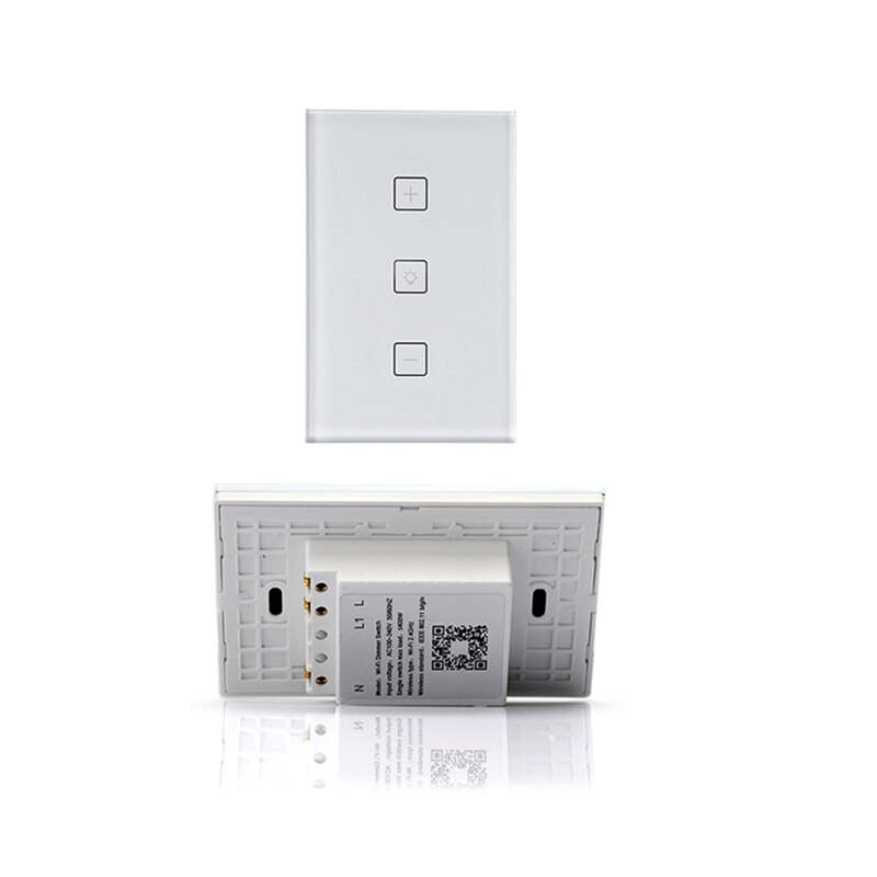 Wifi Led Dimmer Switch 110V Dimming Panel Switch Connected To Alexa Google Home Voice Control Dimmer For Led Lamps