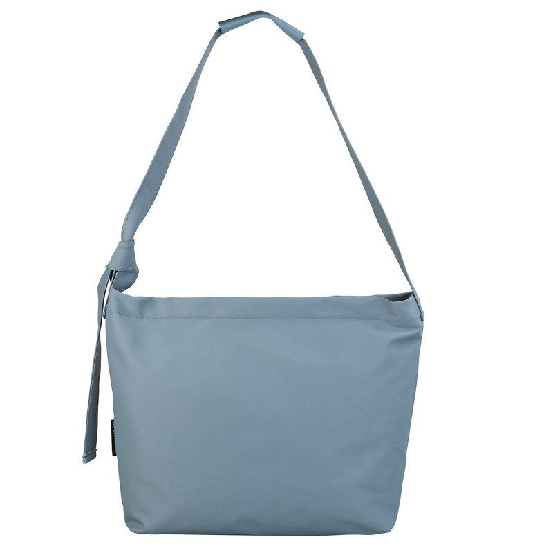 Vrouwen School Messenger Tassen Voor Vrouwen Schouder Dames Handtas Solid Grote Capaciteit Nylon Canvas Schoudertas Vrouwelijke Tassen: Blauw