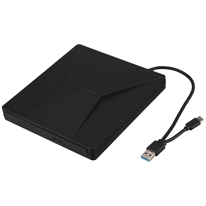 USB 3.0 Type C Portable High-Speed DVD + / RW Burner Colorful DVD Drive Player for Ma-cbook / Window OS Computers