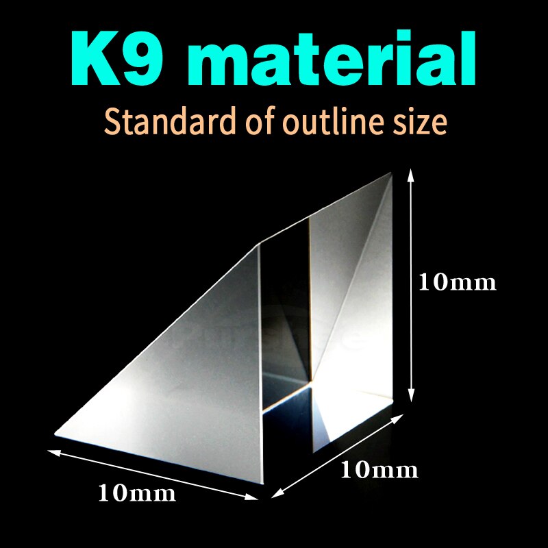 Optical glass triangular prism(10x10x10mm)